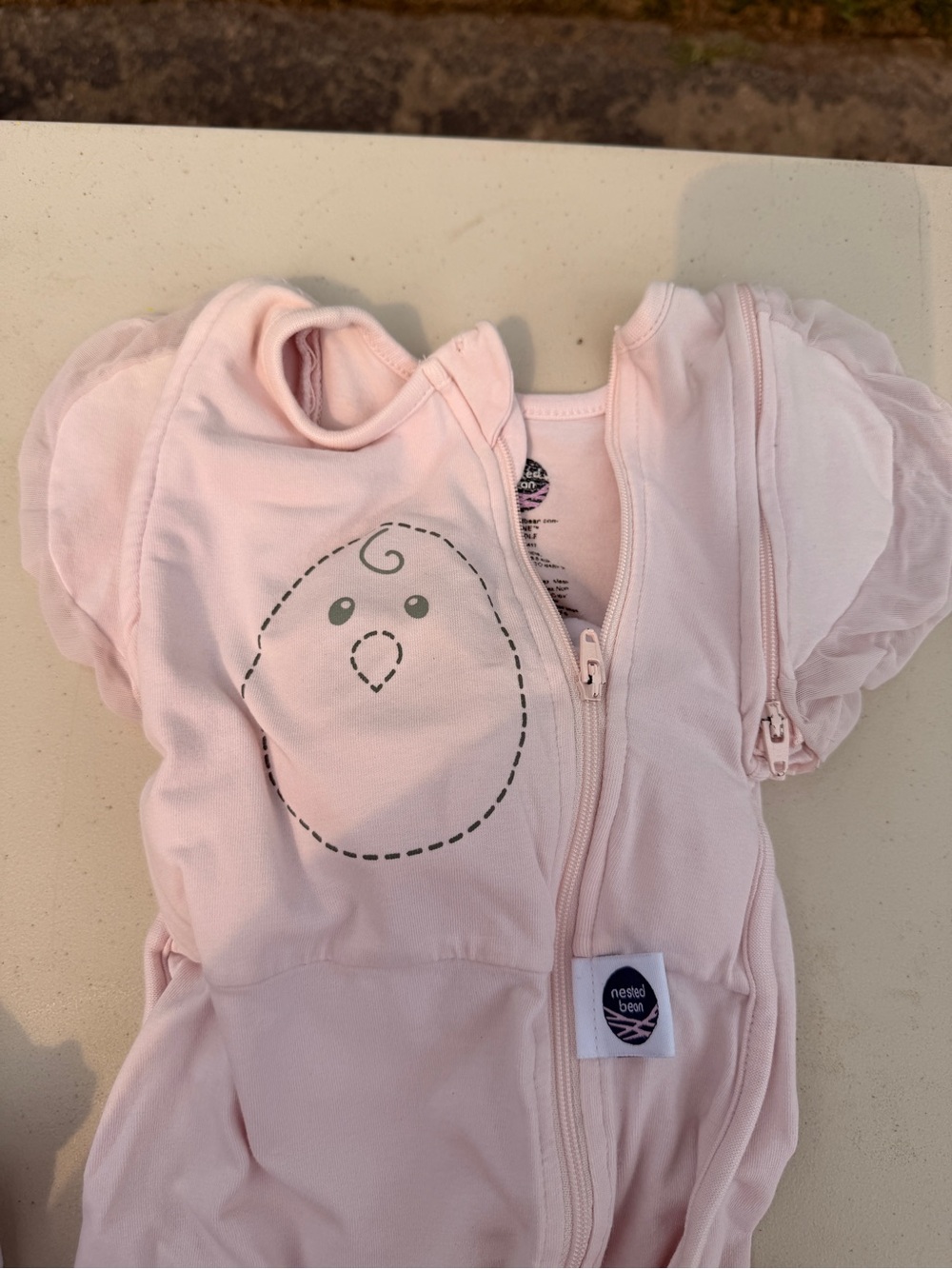 Nested Bean Infant Sleep Sacks in Lavender and Blush Set of 3 size 3-6 mo - Picture 4 of 8